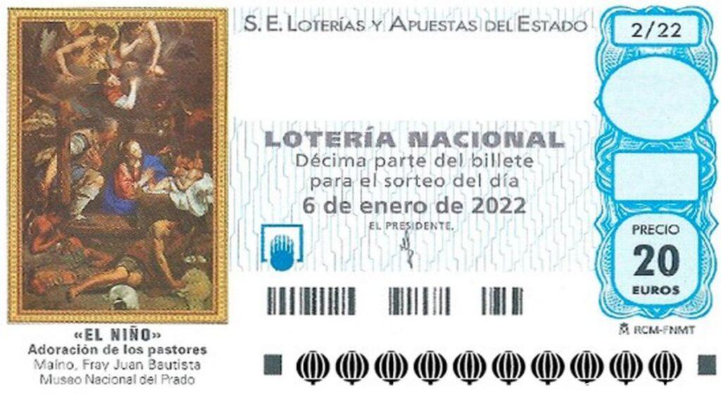 Comprobar Lotería del Niño 2022